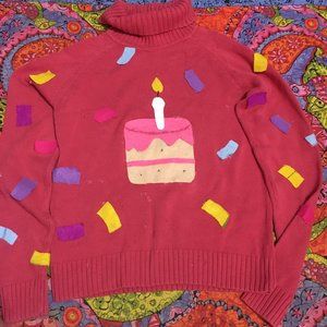 Mabel Pines Pink Birthday Sweater Gravity Falls